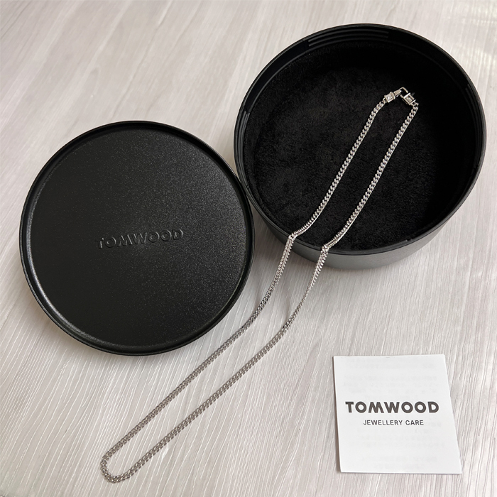 TOMWOOD トムウッド ネックレス Curb Chain M 20.5inch カーブ メンズ チェーン N13029CCM01S925 シルバー