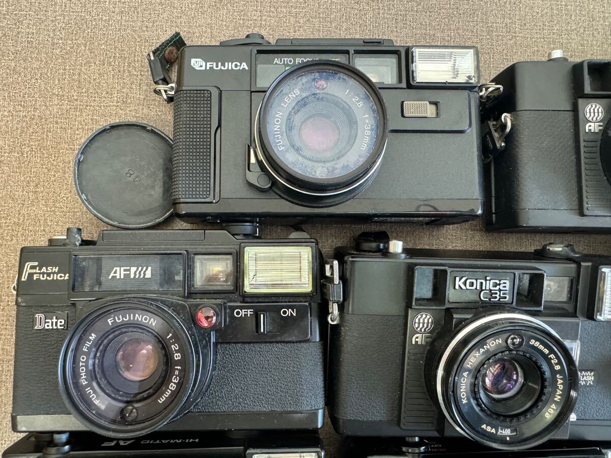 コンパクトフィルムカメラ konica FUJICA minolta Ricoh C35 コンパクトフィルムカメラ konica FUJICA minolta Ricoh C35