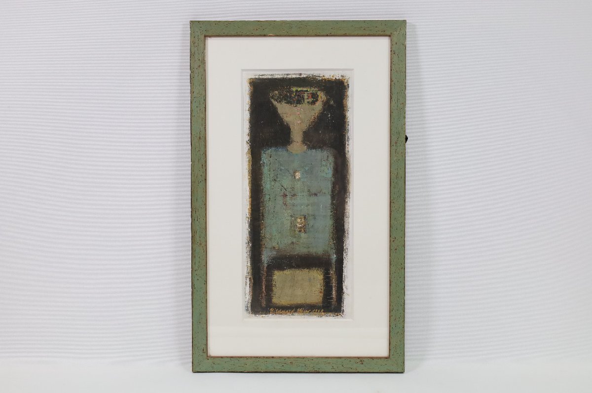 作者不詳 肉筆画 「ヒルデガルド(歌手)」 抽象画 人物画 アート 作者不詳 肉筆画 「ヒルデガルド(歌手)」 抽象画 人物画 アート