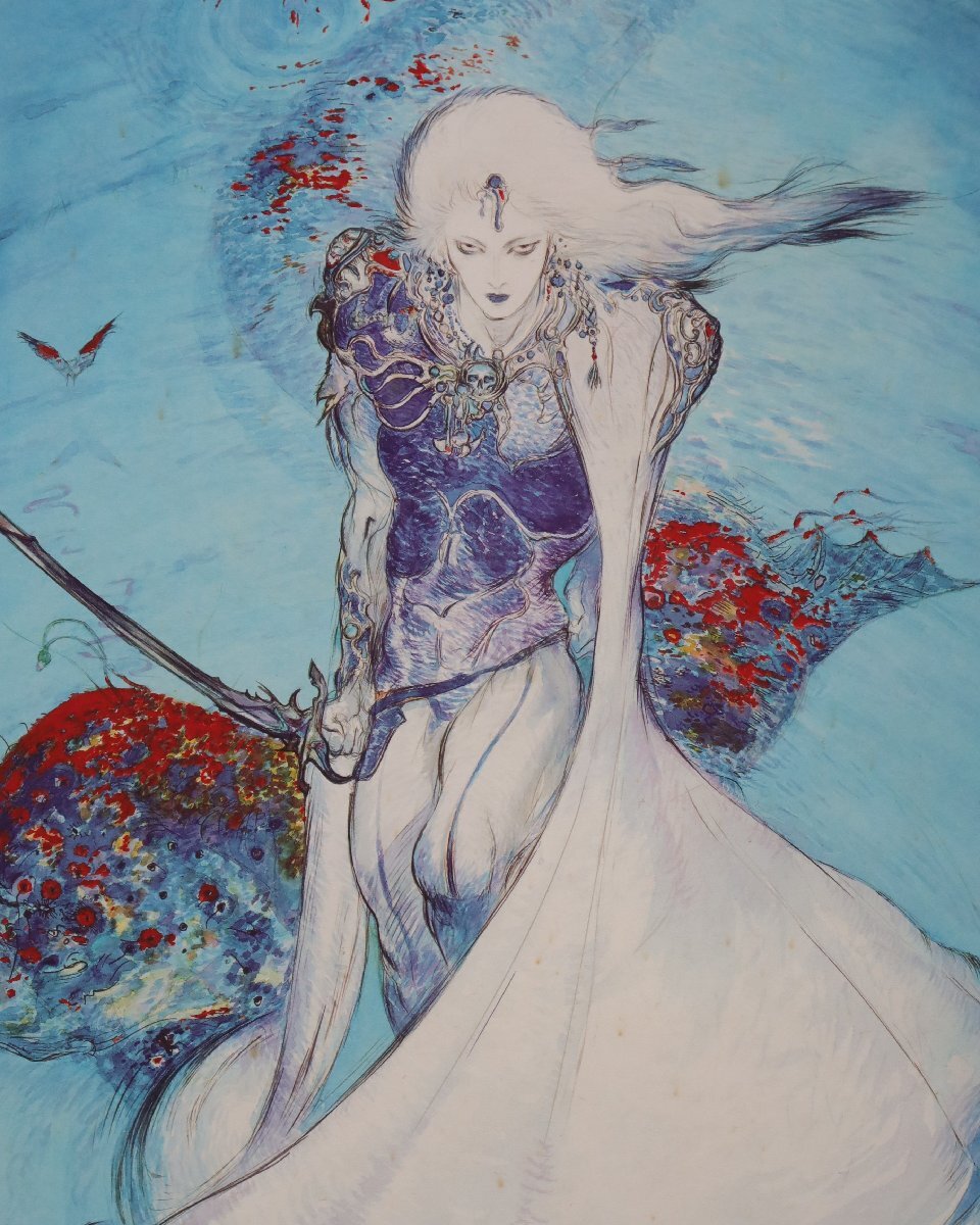 真作】天野喜孝「アルビノの戦士」336/350 リトグラフ 版画 絵画 真作】天野喜孝「アルビノの戦士」336/350 リトグラフ 版画 絵画