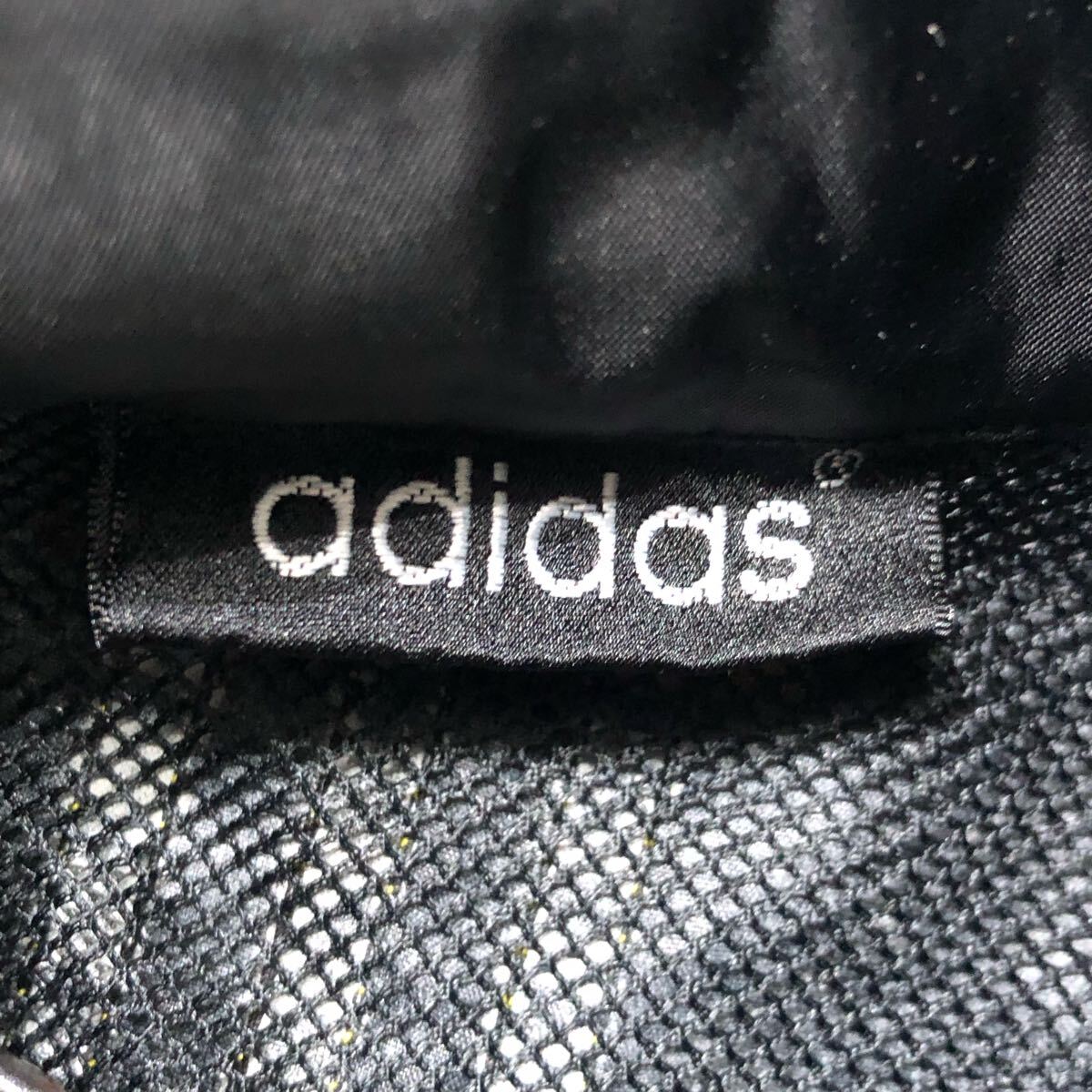 adidas アディダス ナイロン セットアップ ロゴ刺繍 ブラック adidas アディダス ナイロン セットアップ ロゴ刺繍 ブラック