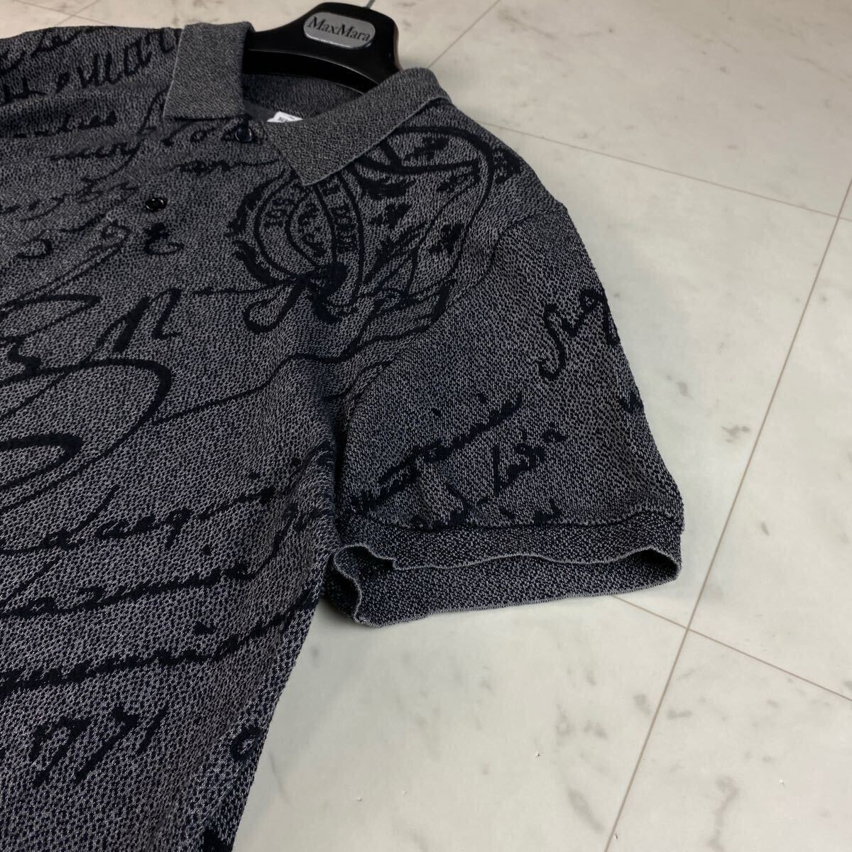 未使用級 L◎BERLUTI ベルルッティ ポロニット 半袖ポロシャツ 未使用級 L◎BERLUTI ベルルッティ ポロニット 半袖ポロシャツ