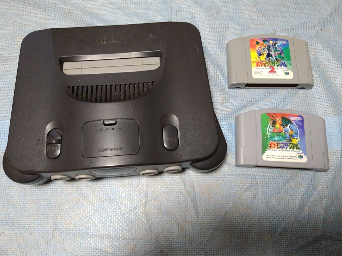 ニンテンドー64 任天堂 N64 本体 NINTENDO64 ポケモンコロシアム ニンテンドー64 任天堂 N64 本体 NINTENDO64 ポケモンコロシアム