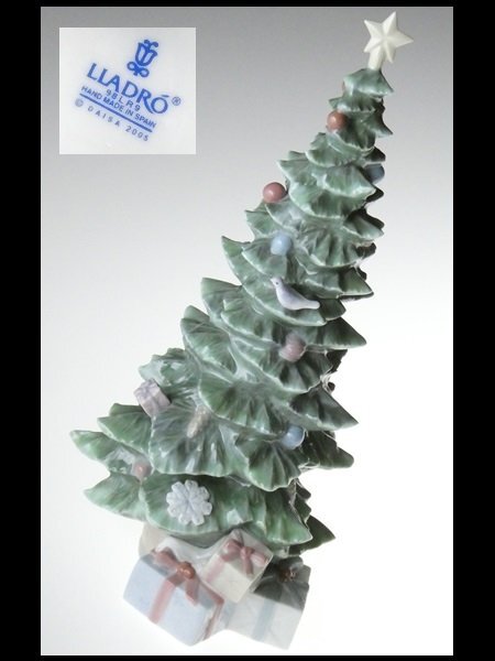 N493 LLADRO リヤドロ クリスマスツリー 大型 オブジェ 飾物 N493 LLADRO リヤドロ クリスマスツリー 大型 オブジェ 飾物