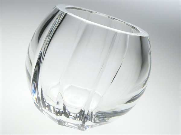 n781 Baccarat バカラ クリスタル カット ベース 花瓶 飾壷 n781 Baccarat バカラ クリスタル カット ベース 花瓶 飾壷