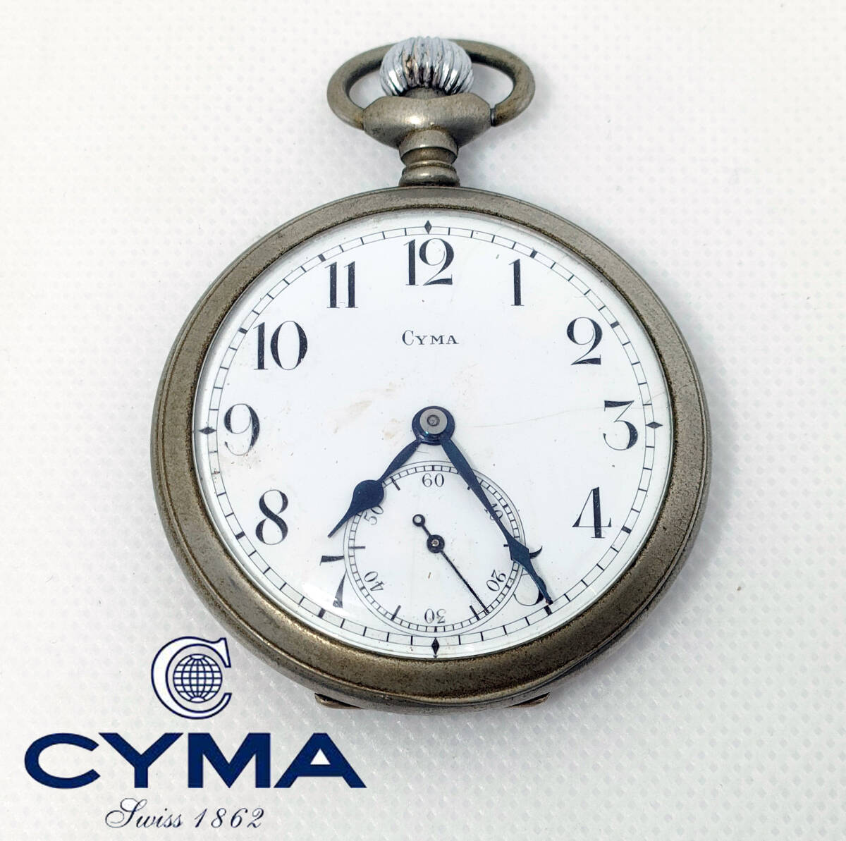 CYMA シーマ HIGH CASE 手巻き 懐中時計 オープンフェイス CYMA シーマ HIGH CASE 手巻き 懐中時計 オープンフェイス