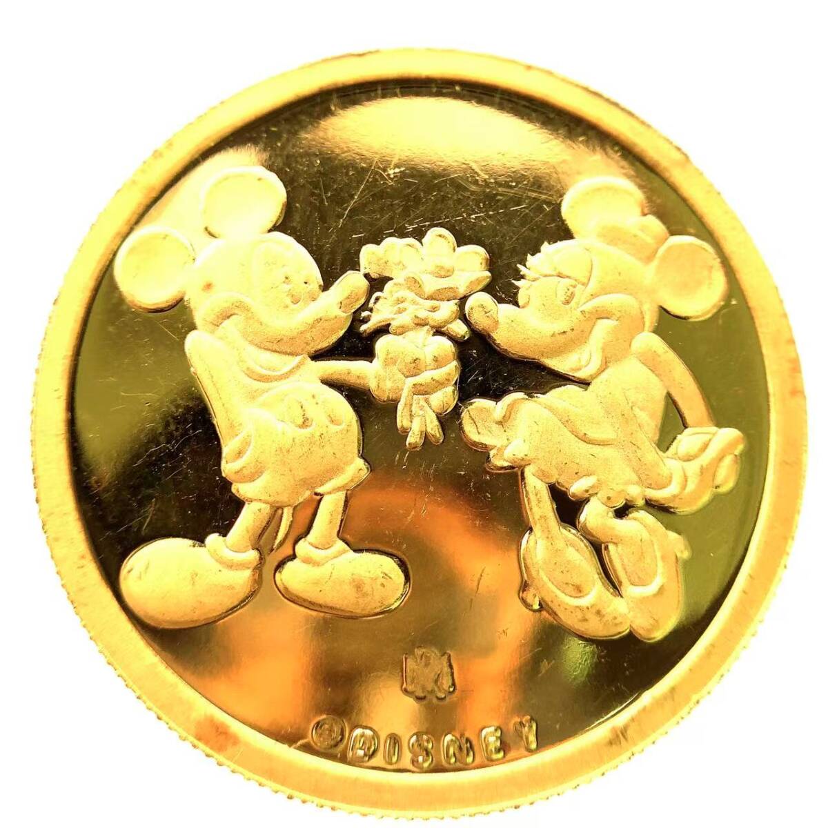 ディズニー金貨 ミッキー 24金 純金 31.1g コイン イエローゴールド コレクション Gold ヨーロッパ