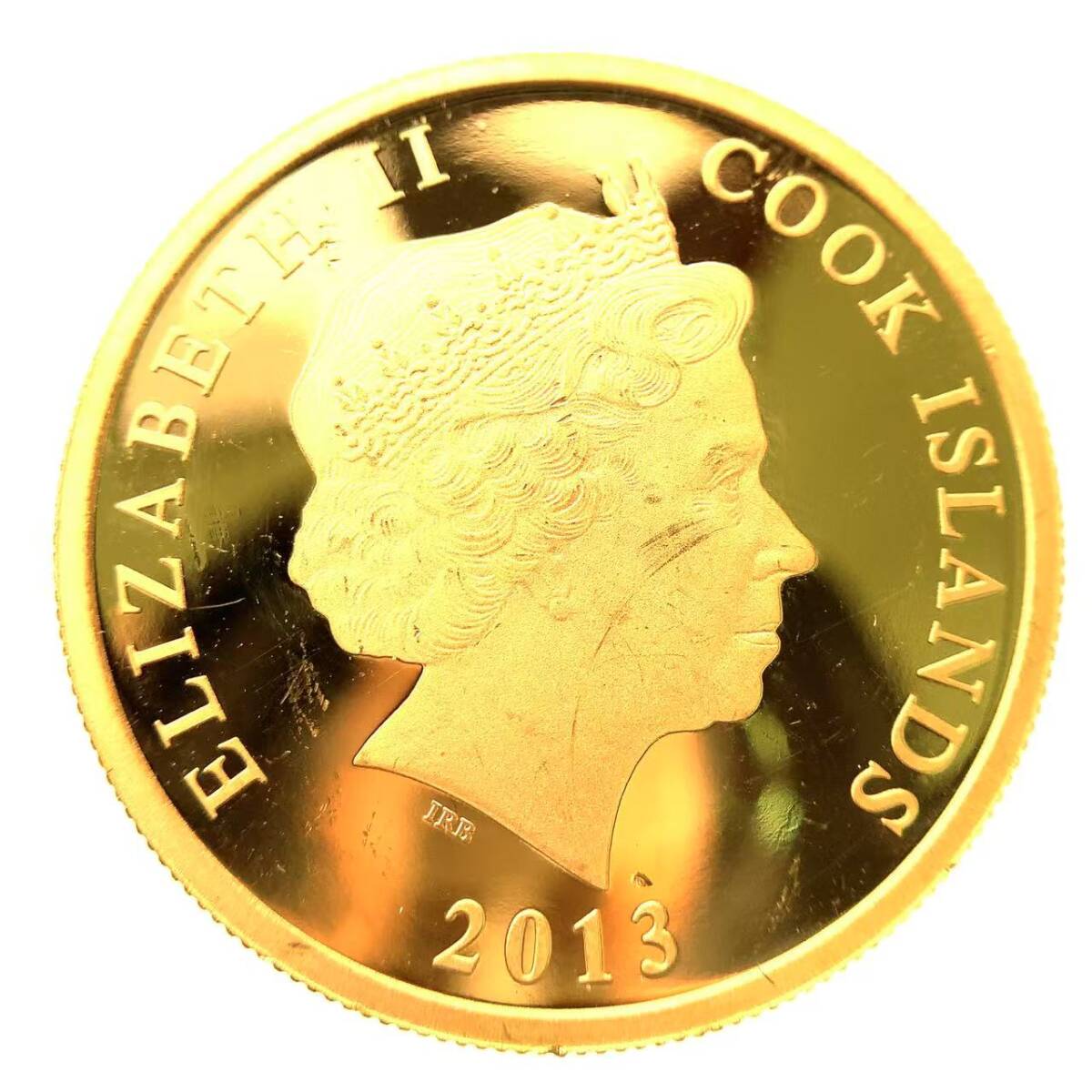 へび金貨 蛇 クック諸島 エリザベス女王 2013年 1/2オンス 15.6g