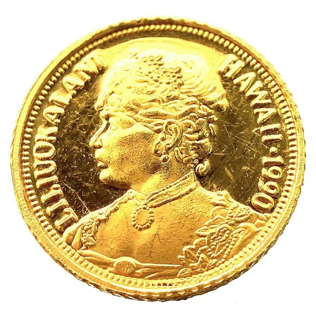 ハワイ金貨 イエローゴールド 1990年 1.5g 1/20オンス 純金