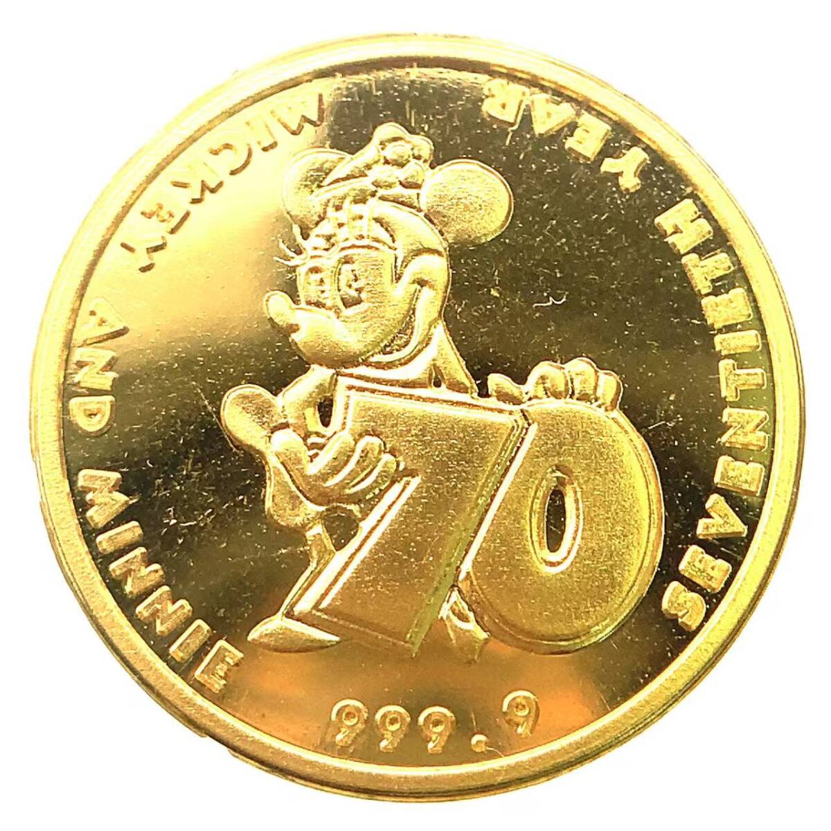 宅配買取】K24 純金 ディズニー金貨 1/4OZ 999.9 コインの買取り