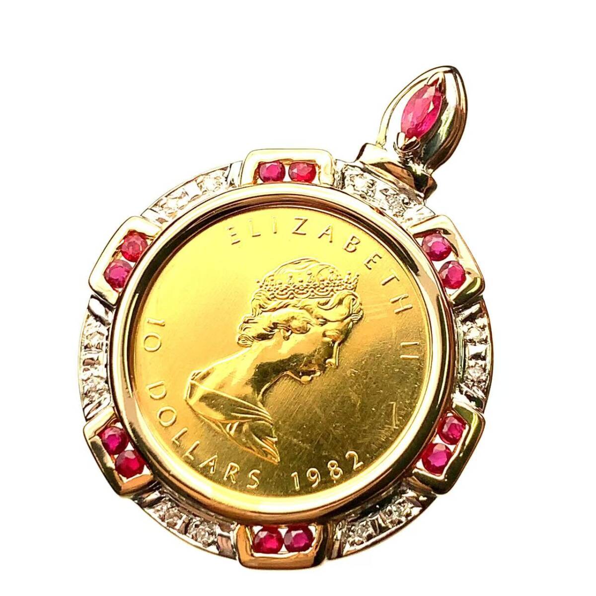【一部予約販売】 メイプルリーフ 1982年 12 7g メイプル金貨 エリザベス女王 純金 その他