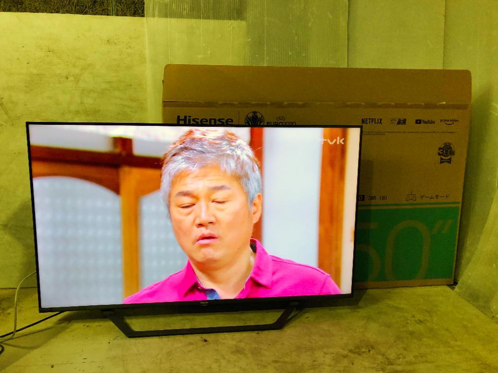 地域限定送料無料☆2020年製☆極上超美品 中古☆Hisense 50V型 地域限定送料無料☆2020年製☆極上超美品 中古☆Hisense 50V型
