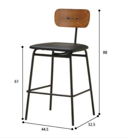 / новый товар / бесплатная доставка /sib casual Vintage / квадратное современный железный + дерево / высокий стол + можно выбрать стул 2 стол 3 позиций комплект / Brown + черный 
