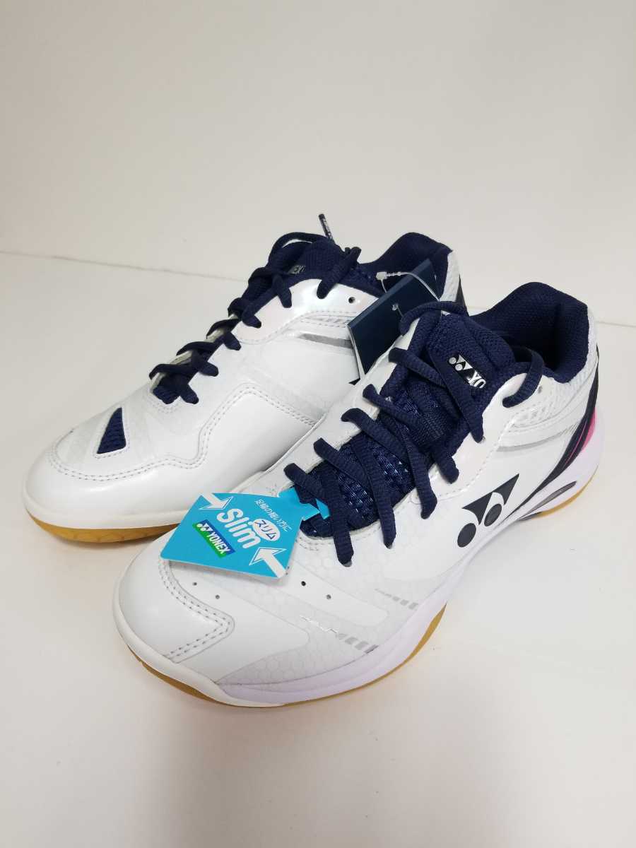  Yonex badminton shoes 22.5cm SHB66Z white / navy 