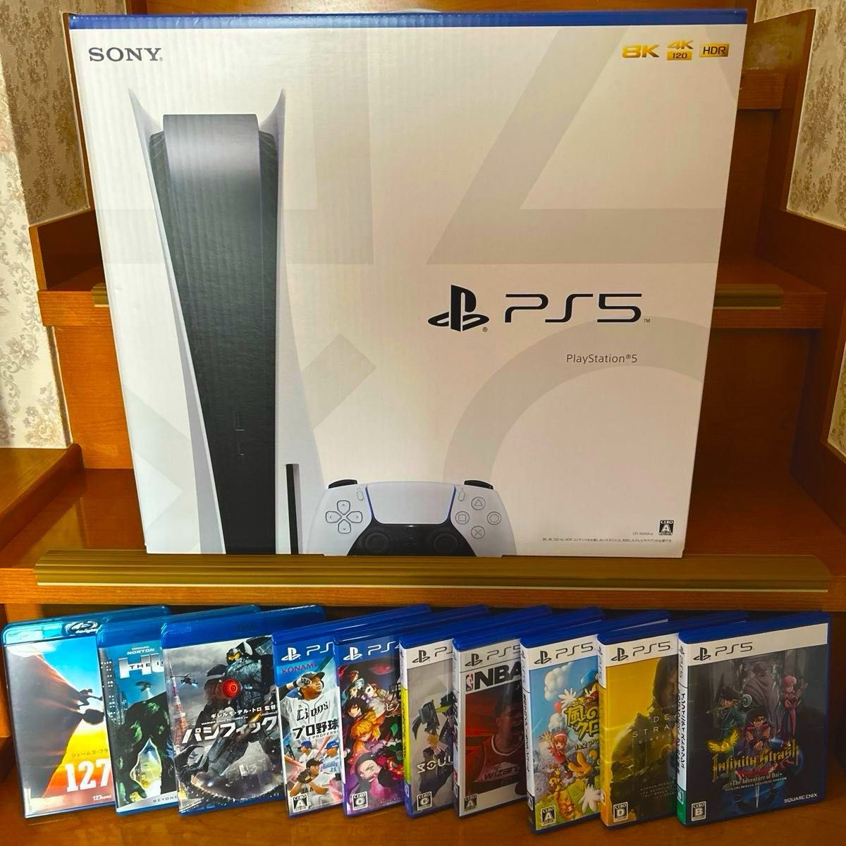 PS5(初期型)+中古ソフト10本付けます 特別値引き中 早いもの PS5(初期型)+中古ソフト10本付けます 特別値引き中 早いもの