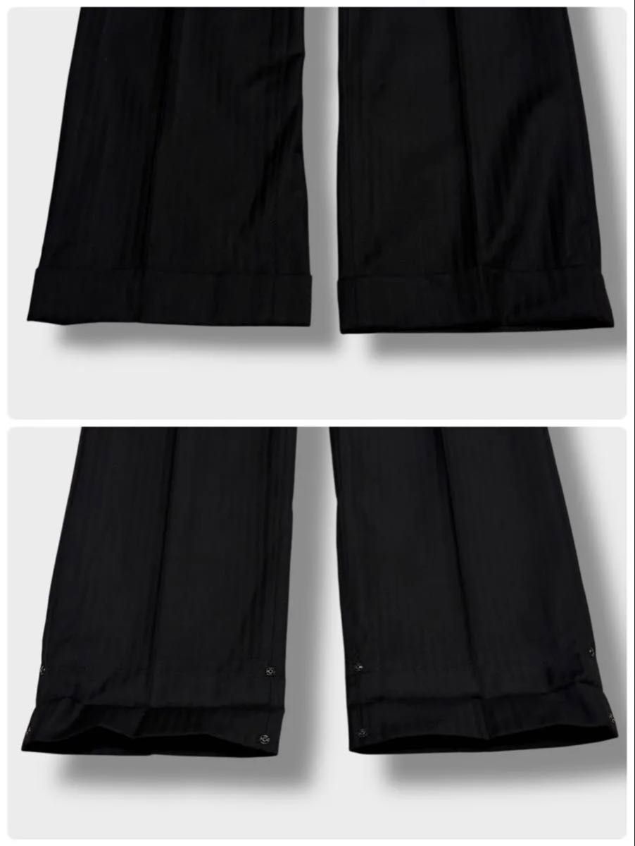 美品】LESLIEGRANT レスリーグラント 高級イタリア生地 カノニコ