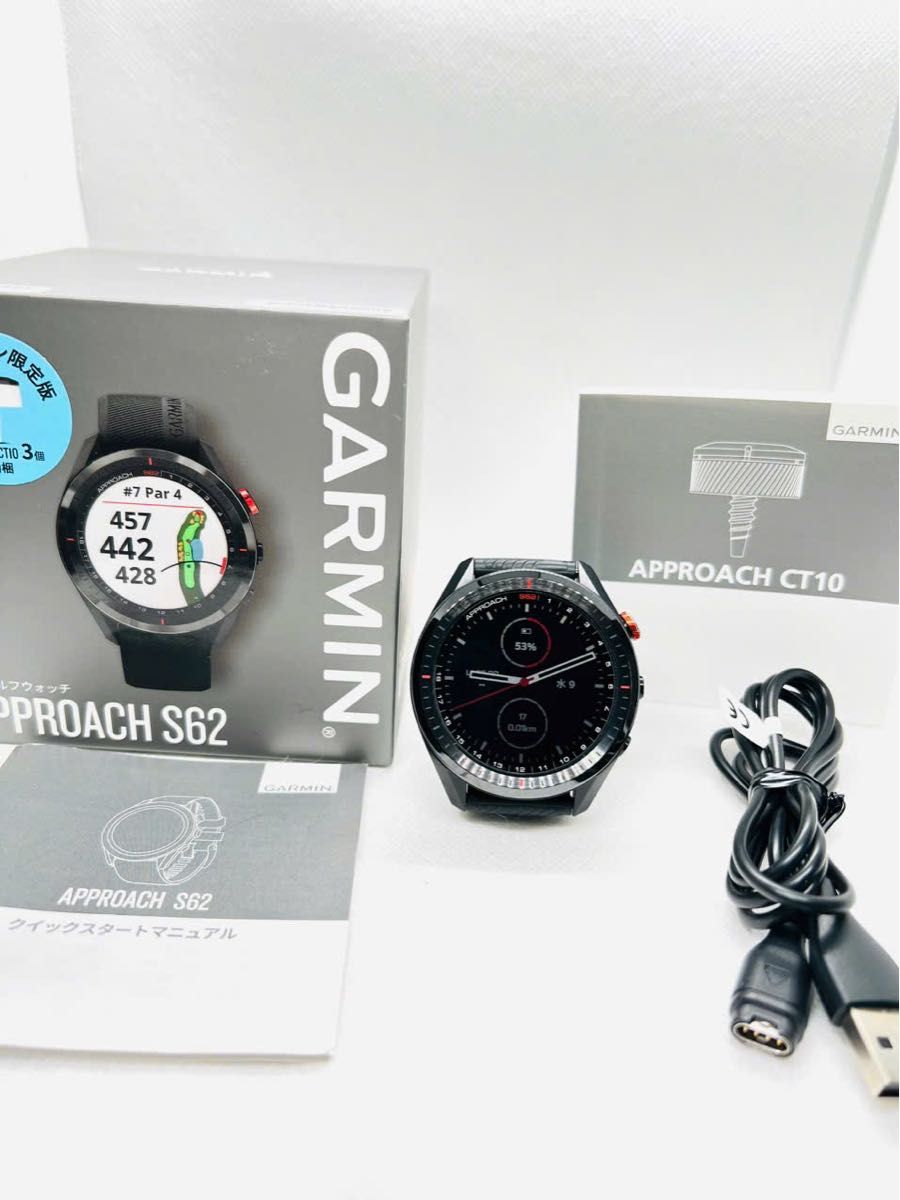 美品】Garmin ガミン Approach S62 Black (7175)|Yahoo!フリマ 美品】Garmin ガミン Approach S62 Black (7175)|Yahoo!フリマ