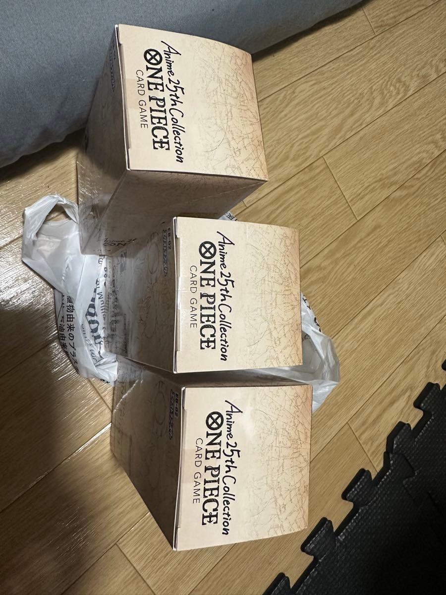 ONE PIECE カードゲーム 25th collection 3BOXセット 新品未開封 ONE PIECE カードゲーム 25th collection 3BOXセット 新品未開封