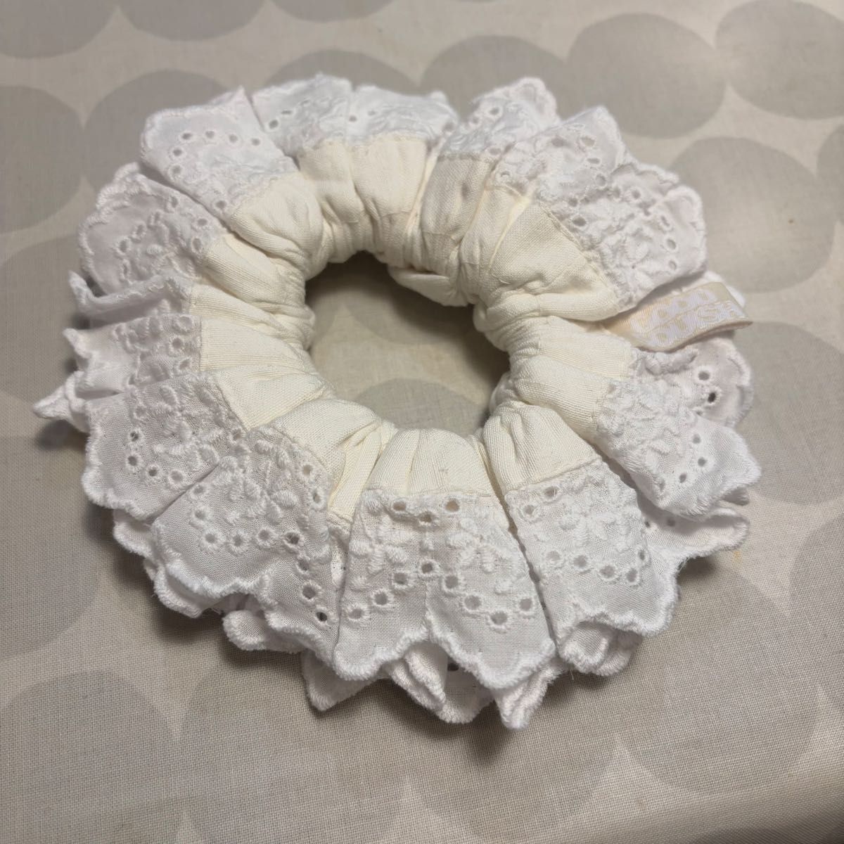 新品】good squish グッドスクイッシュ シュシュ ホワイト 14 新品】good squish グッドスクイッシュ シュシュ ホワイト 14