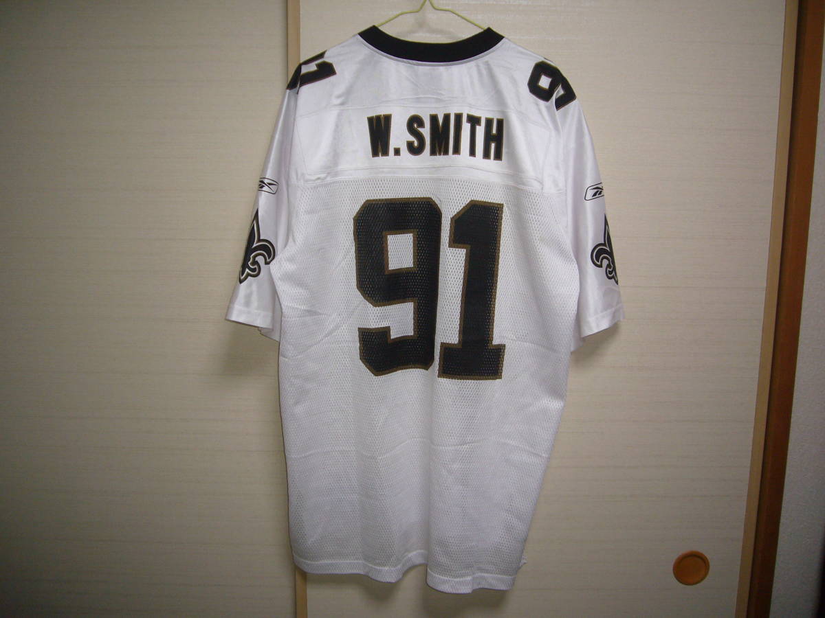  Reebok new Ohlins * Saints Will * Smith 91 number L size 