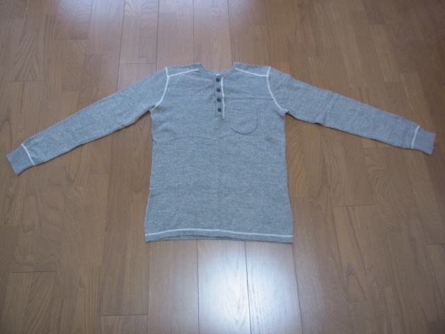 エイチ&エム H&M L.O.G.G. ニット トップス グレー系 USED_画像1