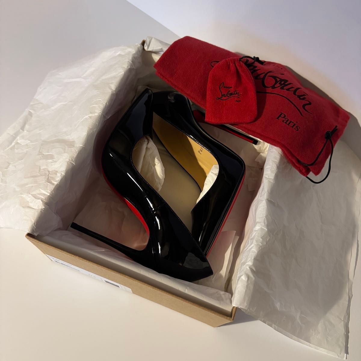 新品】ルブタン SO KATE 120 PATENT 24 5cm ヒール パンプス 新品】ルブタン SO KATE 120 PATENT 24 5cm ヒール パンプス