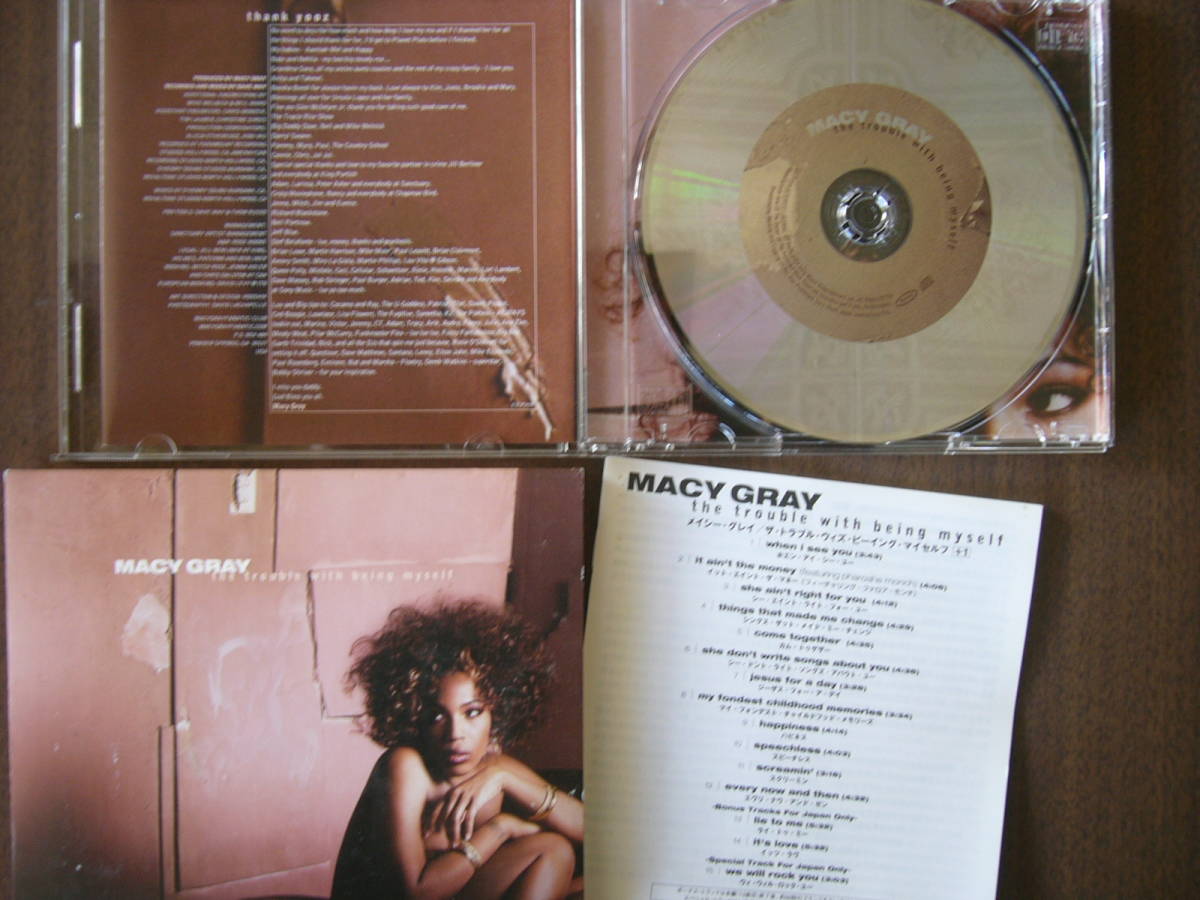 Macy Gray (メイシー・グレイ)　/3rdアルバム「Trouble With Being Myself +1」We Will Rock You（クイーンのカヴァー)追加収録 _画像3