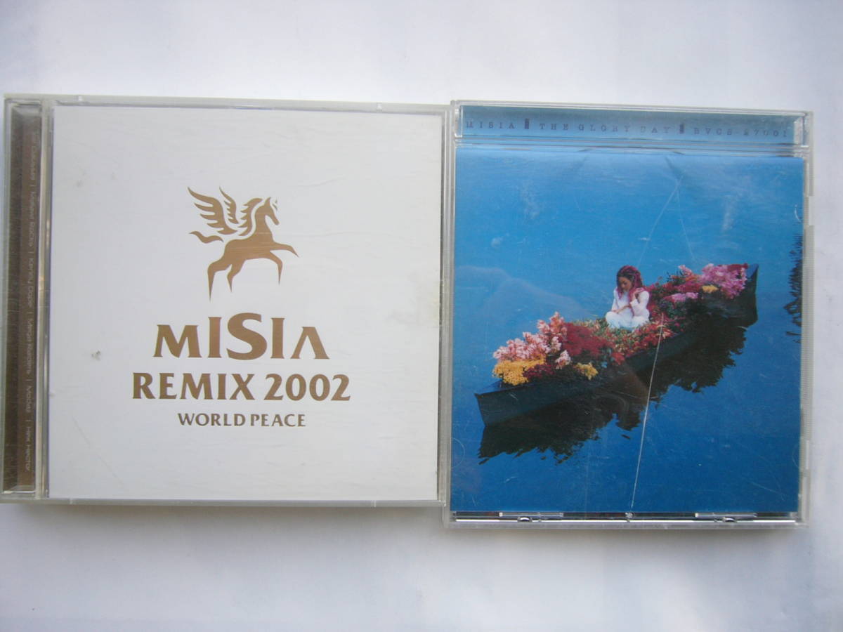 Misia アルバム セット /1stミニアルバム「THE GLORY DAY」＋3rdリミックスアルバム「REMIX ２００２ WORLD PEACE」(2CD)_画像1
