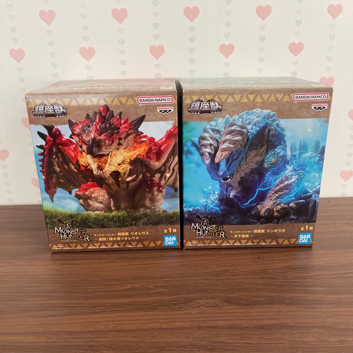 モンスターハンター 鎮座獣 ジンオウガ リオレウス フィギュア モンスターハンター 鎮座獣 ジンオウガ リオレウス フィギュア