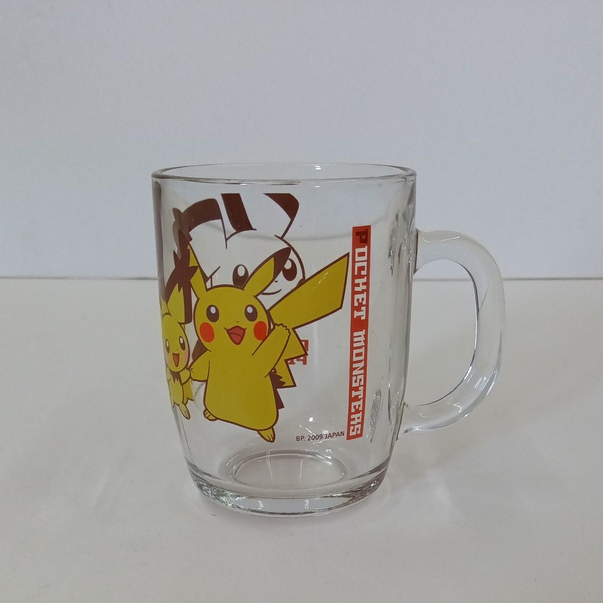 ギザみみピチュー ガラスコップ ポケモン ピカチュウ 2009年 ギザみみピチュー ガラスコップ ポケモン ピカチュウ 2009年