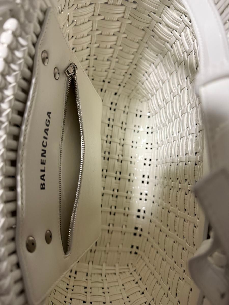美品】BALENCIAGA ビストロ S 2way かごバッグ ショルダーバッグ 美品】BALENCIAGA ビストロ S 2way かごバッグ ショルダーバッグ