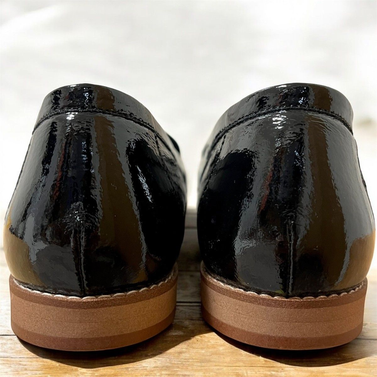 極美品 DIANA ダイアナ シュリンク エナメル シューズ タッセル 極美品 DIANA ダイアナ シュリンク エナメル シューズ タッセル