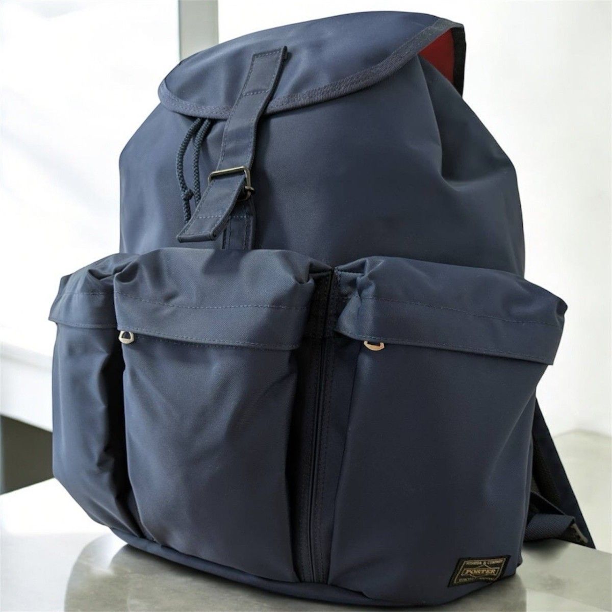 激レア極美品 PORTER イル エルファイン コラボリュック 紺×赤 激レア極美品 PORTER イル エルファイン コラボリュック 紺×赤