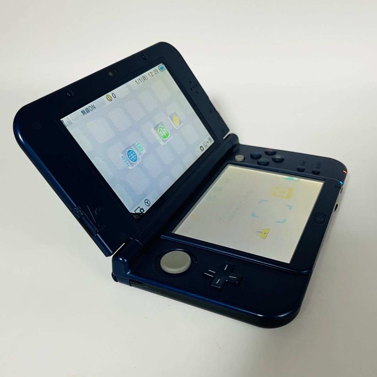 上画面IPS液晶 New ニンテンドー 3DS LL メタリックブルー 上画面IPS液晶 New ニンテンドー 3DS LL メタリックブルー