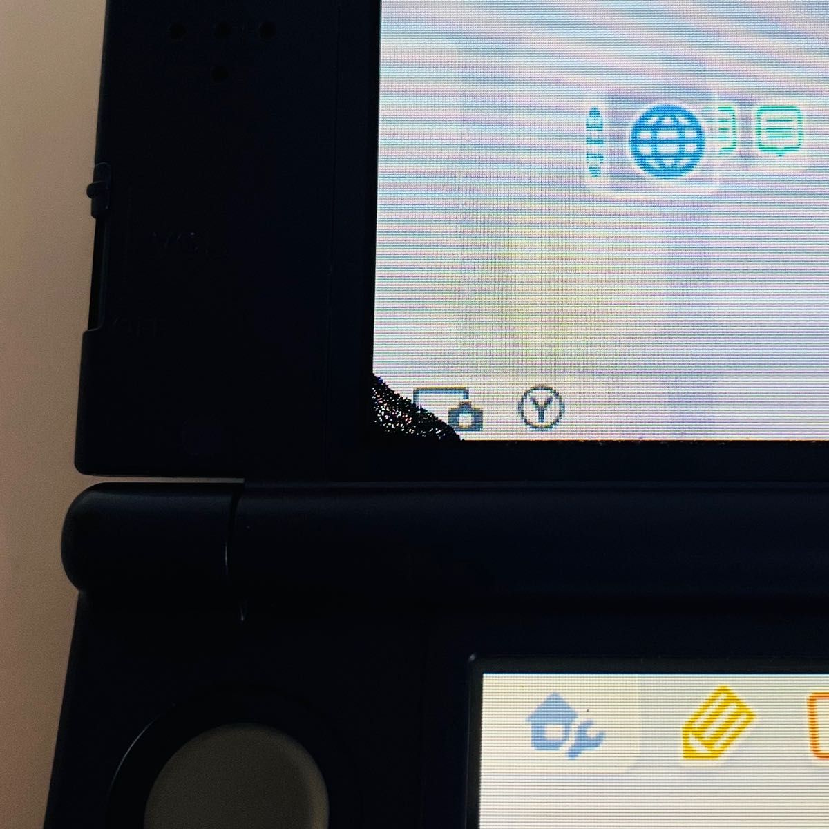 上画面IPS液晶 New ニンテンドー 3DS LL メタリックブルー 上画面IPS液晶 New ニンテンドー 3DS LL メタリックブルー