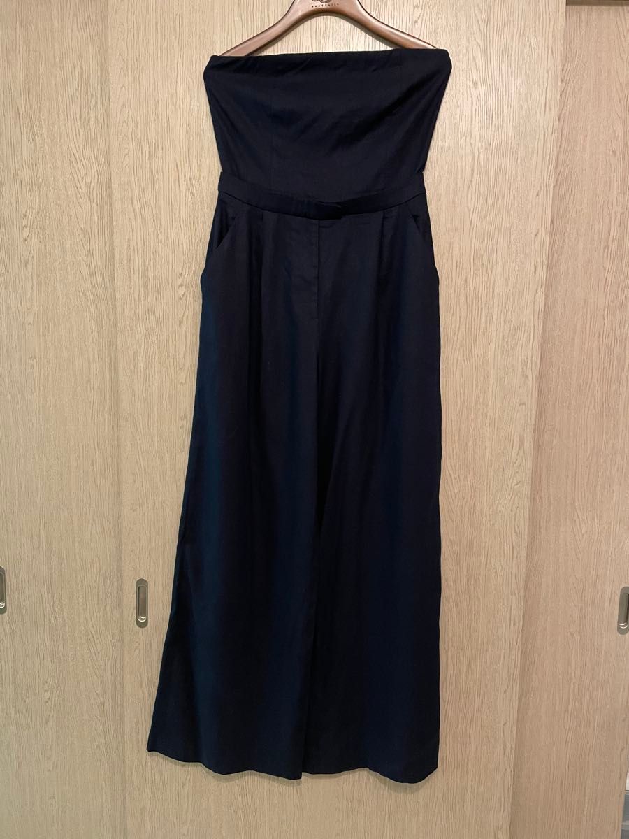 新品未使用品 ZARA リネンブレンド ストラップレス ジャンプ 新品未使用品 ZARA リネンブレンド ストラップレス ジャンプ