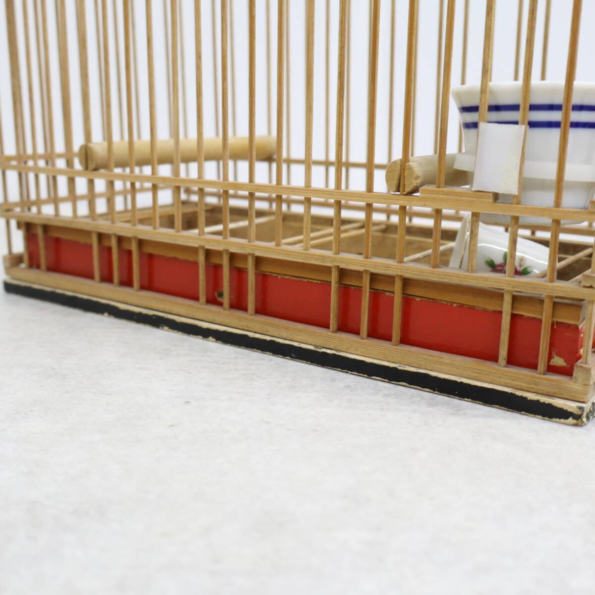 △6ケース入れ 6部屋｜鳥籠 鳥かご BOX 木製｜ メジロ箱 メジロ