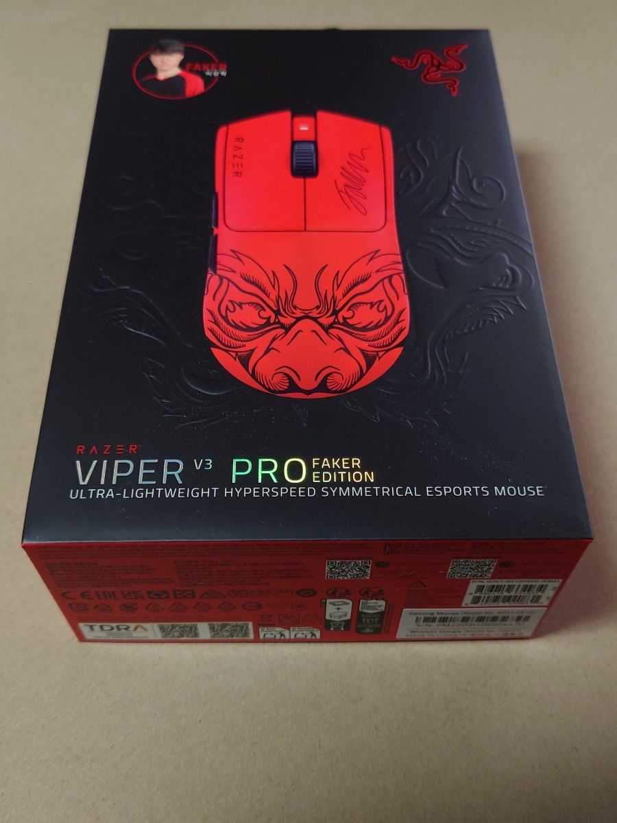 新品 未開封品】Razer Viper V3 Pro Faker Edition/ゲーミング 新品 未開封品】Razer Viper V3 Pro Faker Edition/ゲーミング