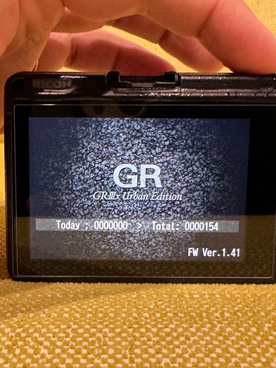 撮影枚数/シャッター154回】RICOH GR IIIx Urban Edition スキン 撮影枚数/シャッター154回】RICOH GR IIIx Urban Edition スキン