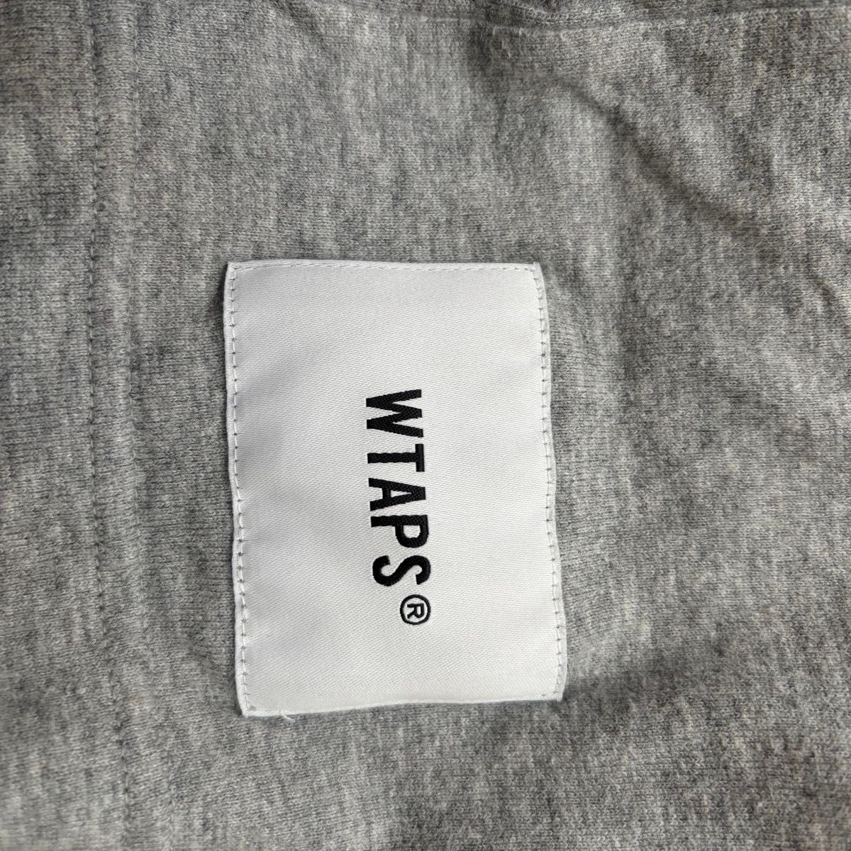 wtaps DESIGN 01 / LS / COTTON ロンT グレー ダブルタップス wtaps DESIGN 01 / LS / COTTON ロンT グレー ダブルタップス