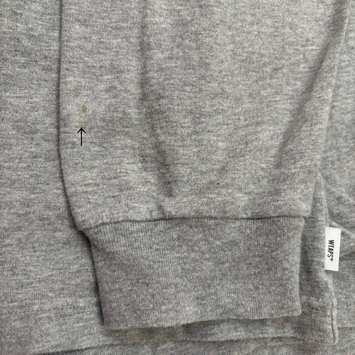 wtaps DESIGN 01 / LS / COTTON ロンT グレー ダブルタップス wtaps DESIGN 01 / LS / COTTON ロンT グレー ダブルタップス