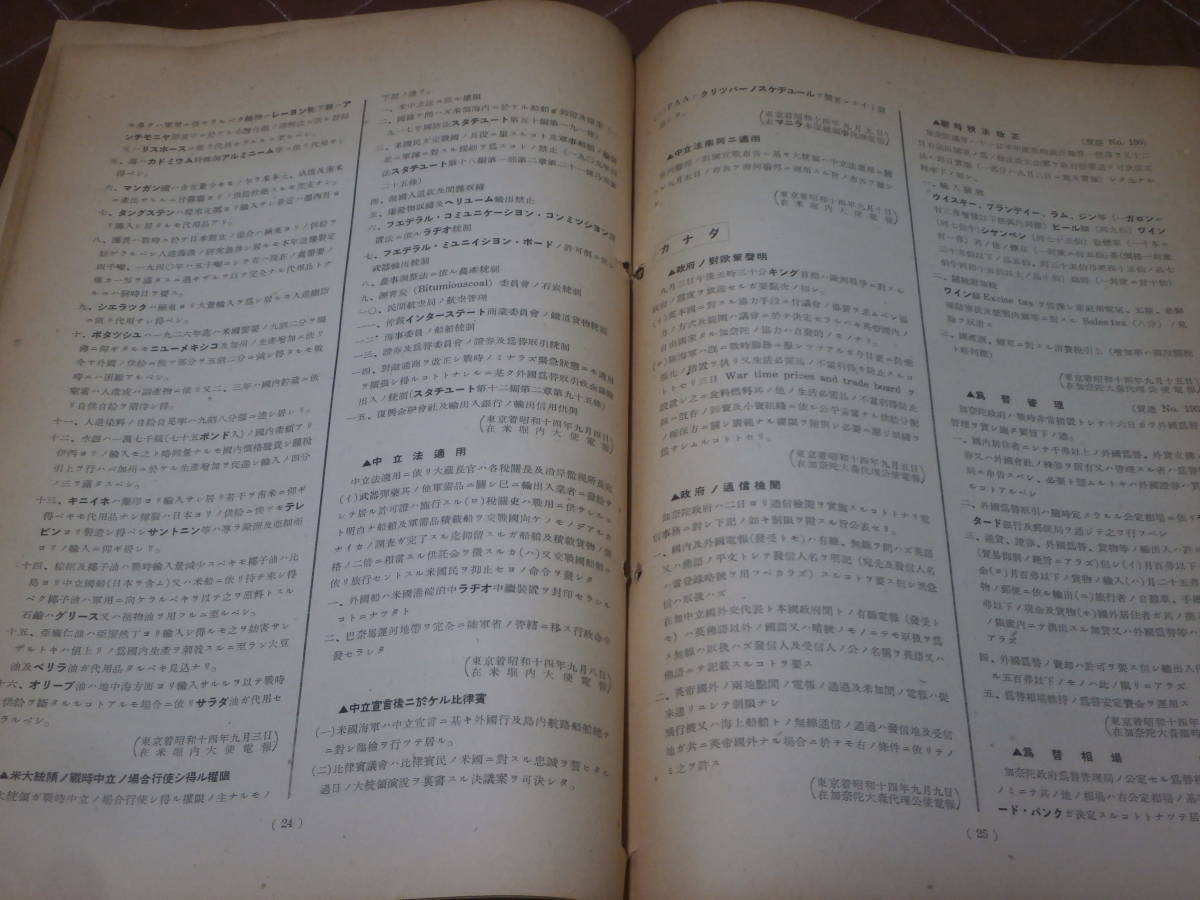 戦前資料　欧州戦争と各国の臨時措置　第１輯　昭和14年　大阪商工会議所　BD03_画像5