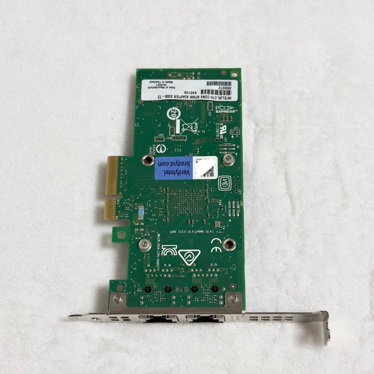 Intel X550-T2 10GbE ネットワークアダプター NIC LANカード FW Intel X550-T2 10GbE ネットワークアダプター NIC LANカード FW