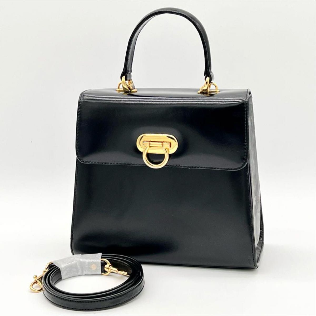 良品】milaschon ミラショーン トップハンドル ハンドバッグ 良品】milaschon ミラショーン トップハンドル ハンドバッグ