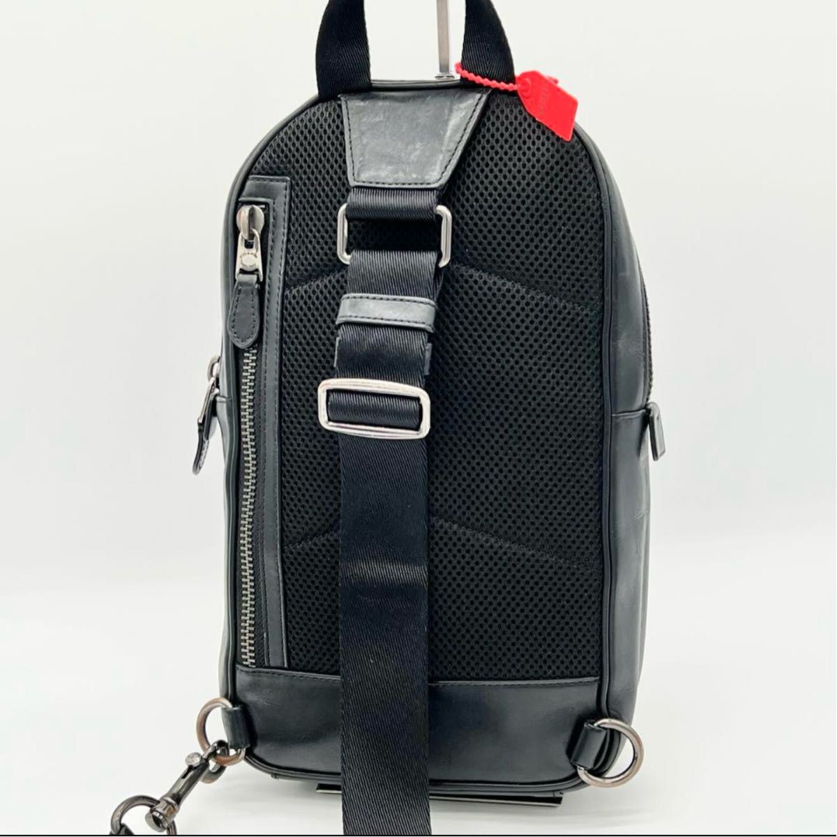 良品】COACH コーチ メトロポリタン シグネチャー ボディバッグ 良品】COACH コーチ メトロポリタン シグネチャー ボディバッグ