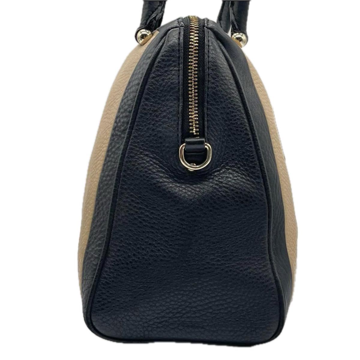 良品】kate spade ケイトスペード ハンドバッグ バイカラー 良品】kate spade ケイトスペード ハンドバッグ バイカラー