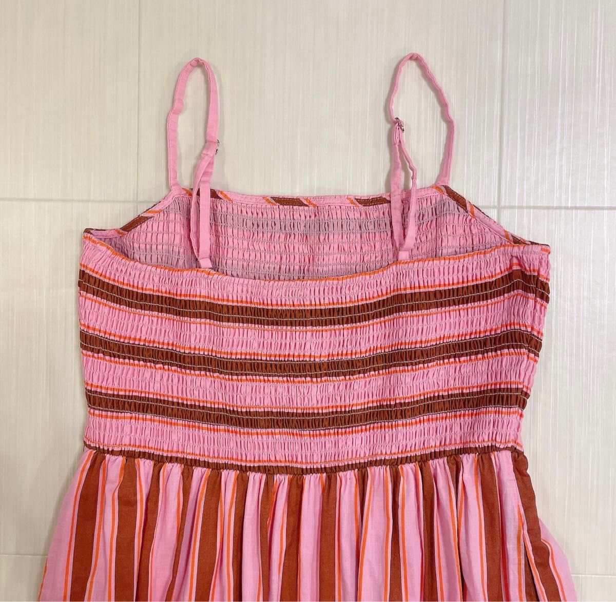 kate spade ケイトスペード calais stripe smocked dress キャミ kate spade ケイトスペード calais stripe smocked dress キャミ