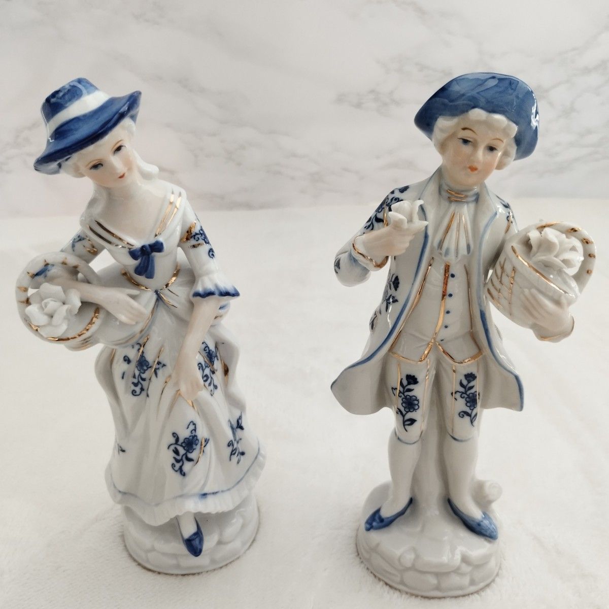 美品】陶器 人形 男女ペアセット インテリア 陶器人形 置物 美品】陶器 人形 男女ペアセット インテリア 陶器人形 置物