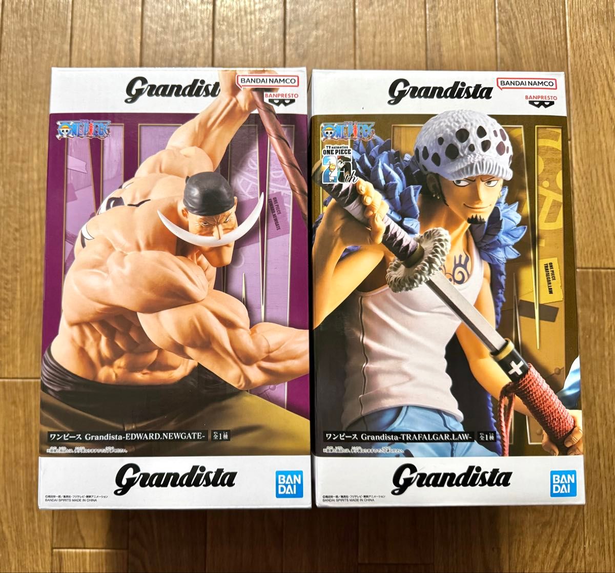 未開封品 白ひげ トラファルガーロー フィギュア Grandista 未開封品 白ひげ トラファルガーロー フィギュア Grandista