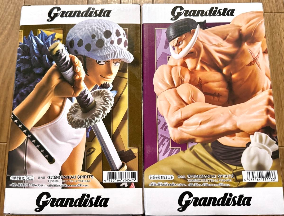 未開封品 白ひげ トラファルガーロー フィギュア Grandista 未開封品 白ひげ トラファルガーロー フィギュア Grandista